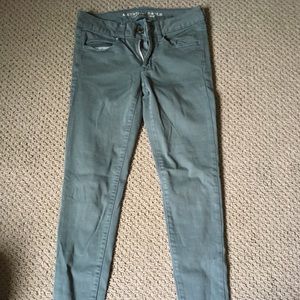Teal American Eagle Jeggings